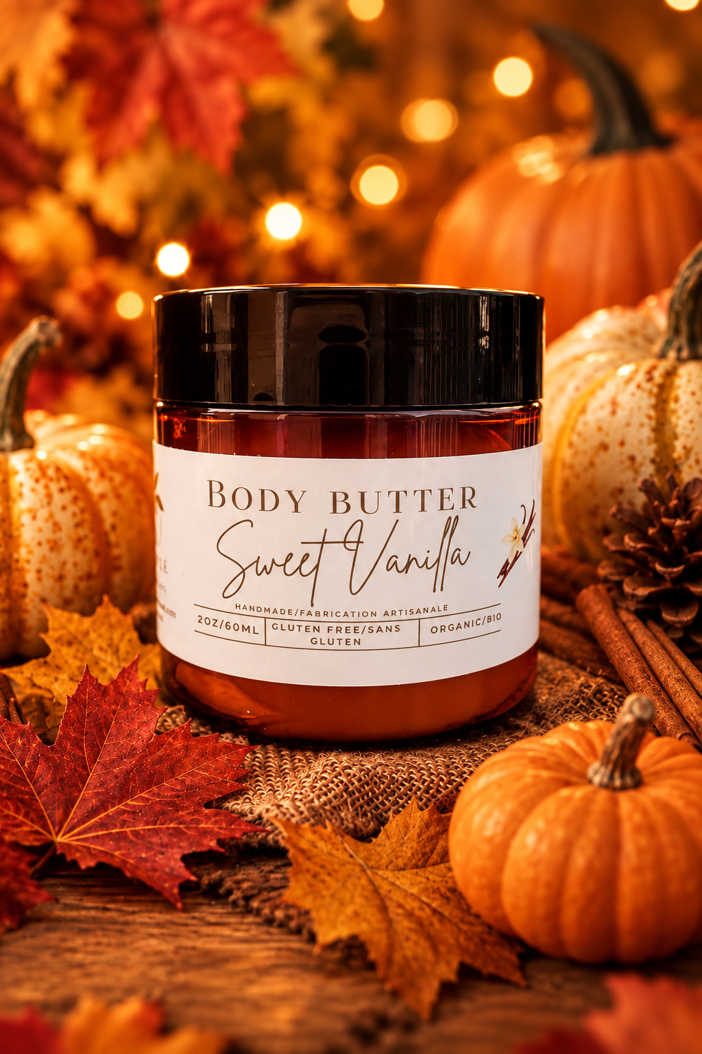 Whipped Body butter Sweet Vanilla (2oz)