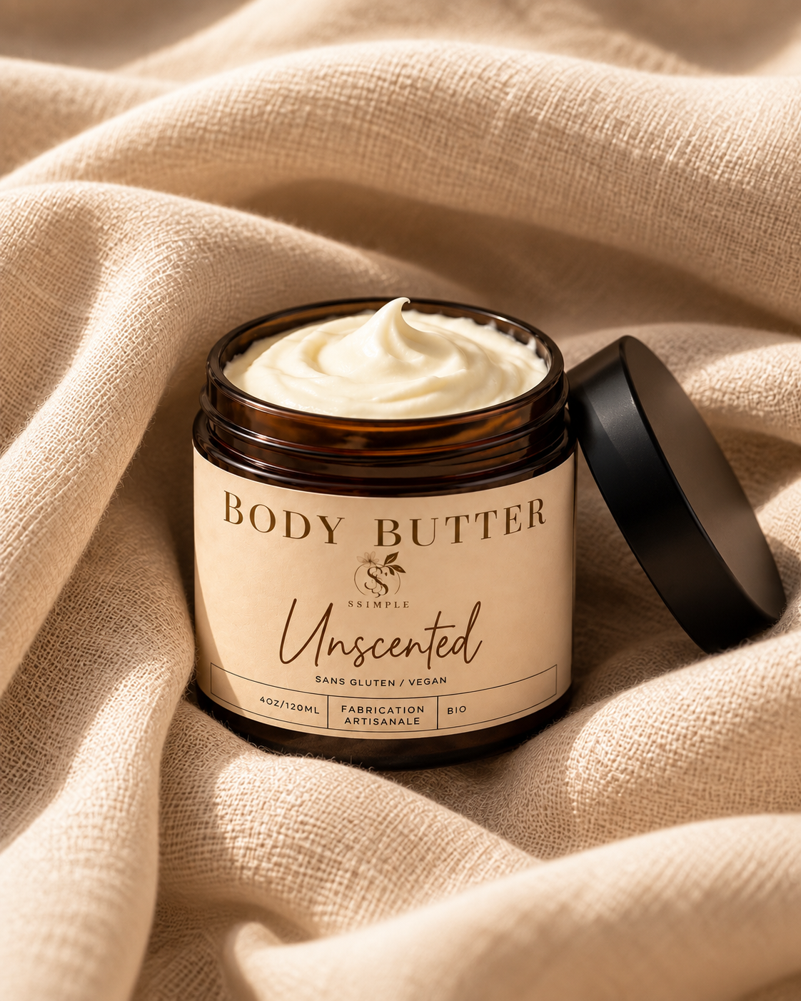 Whipped body butter Unscented(4oz)